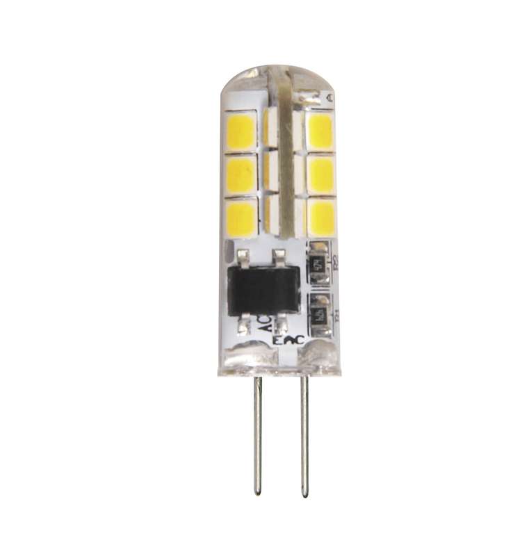 Лампа светодиодная PLED-G4 3Вт капсульная 2700К тепл. бел. G4 200лм 220-230В JazzWay 1032041 #1
