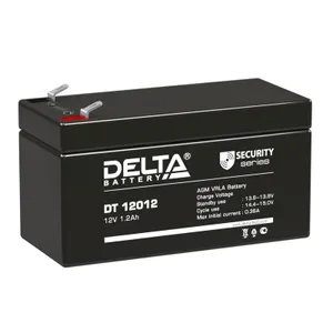 Аккумулятор ОПС 12В 1.2А.ч Delta DT 12012 #1