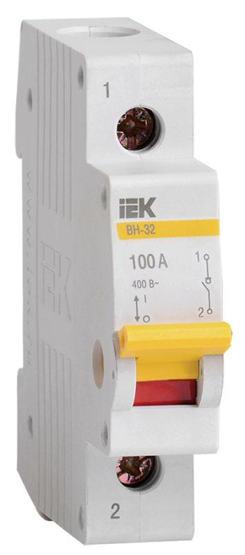 Выключатель нагрузки ВН-32 100А/1П IEK MNV10-1-100 #1
