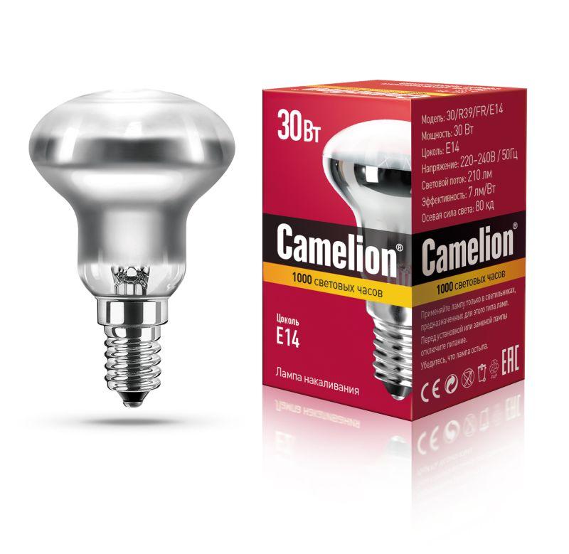 Лампа накаливания 30Вт E14 220В зеркальная Camelion 12657 #1