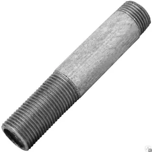 Сгон стальной удлиненныйбез комплекта Ду20 L=300мм из труб по ГОСТ 3262-75 МПИ #1
