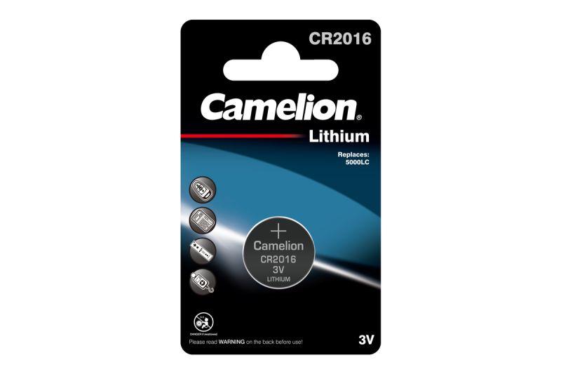 Элемент питания литиевый CR2016 BL-1 (блист.1шт) Camelion 3068 #1