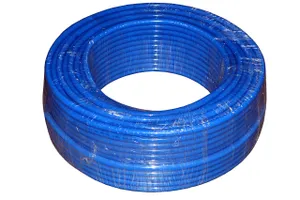 Пневмотрубка полиуретановая PU95 11х14 мм (8 атм, голубая) Китай 