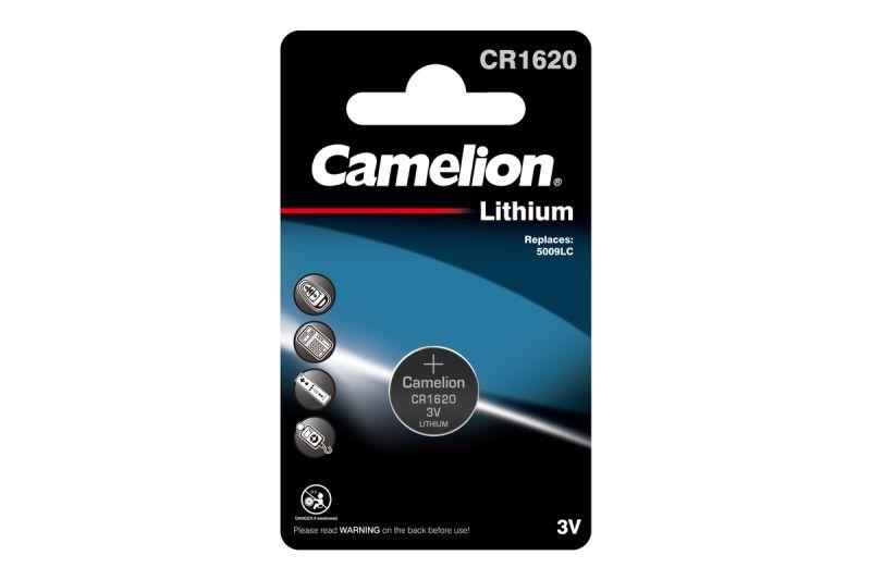 Элемент питания литиевый CR1620 BL-1 (блист.1шт) Camelion 3610 #1