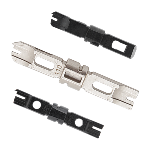 Нож-вставка для заделки витой пары в кроссы типа 66/88/110 крепление Twist-Lock черн. NIKOMAX NMC-14TA #1