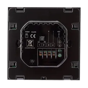 Терморегулятор с автоматическим программированием и сенсорными кнопками R100B (черн.) Rexant 51-0589 #1