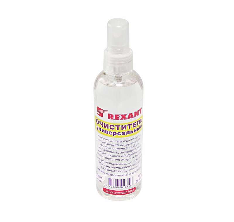 Очиститель универсальный 200мл (с распылителем) Rexant 09-4105 #1