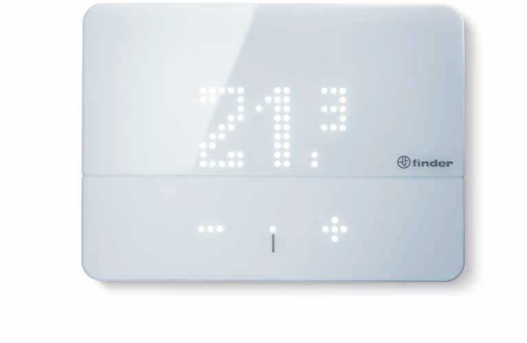 Термостат цифровой комнатный Bliss2 5В DC 1СО 5А в комплекте Gateway WiFi/BLE FINDER 1CB190050007POA #1