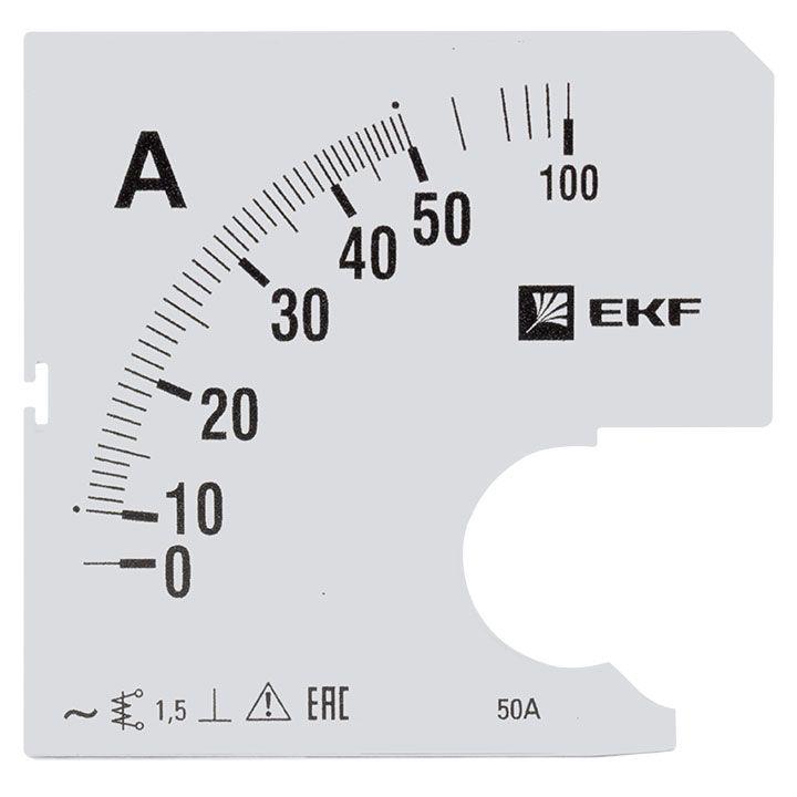Шкала сменная для A961 50/5А-1.5 PROxima EKF s-a961-50 #1