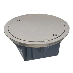 Коробка напольная круглая IP66 со съемной крышкой 4мод. нерж. сталь Leg 088061 #1