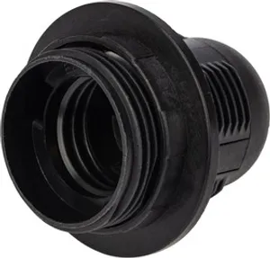 Патрон пластиковый термостойкий подвесной с кольцом E27 черн. Rexant 11-8826 #1