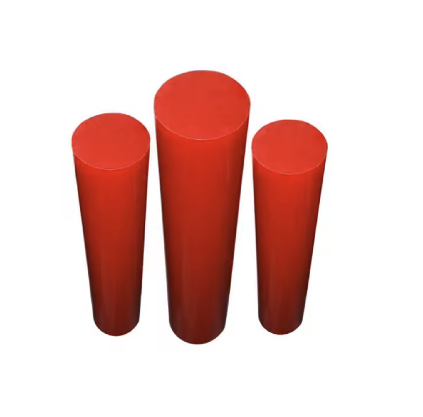 Полиуретан стержень Ф 75 мм   (L~400 мм, ~2,2 кг, красный)  #3