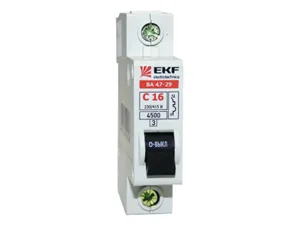 Автоматический выключатель 1P 63А (C) 4,5кА ВА 47-29 EKF Basic
