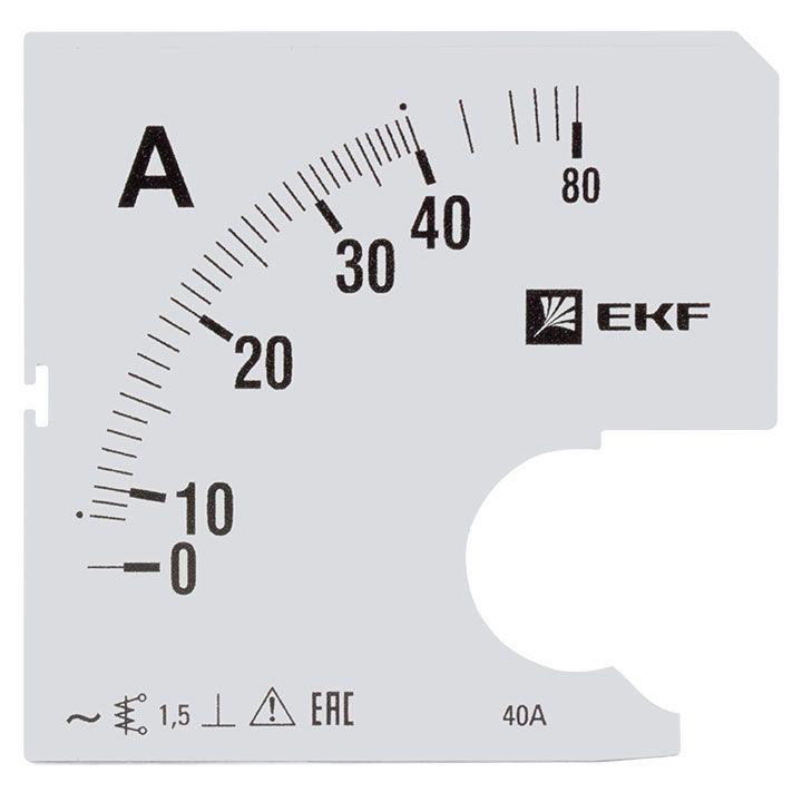 Шкала сменная для A961 40/5А-1.5 PROxima EKF s-a961-40 #1