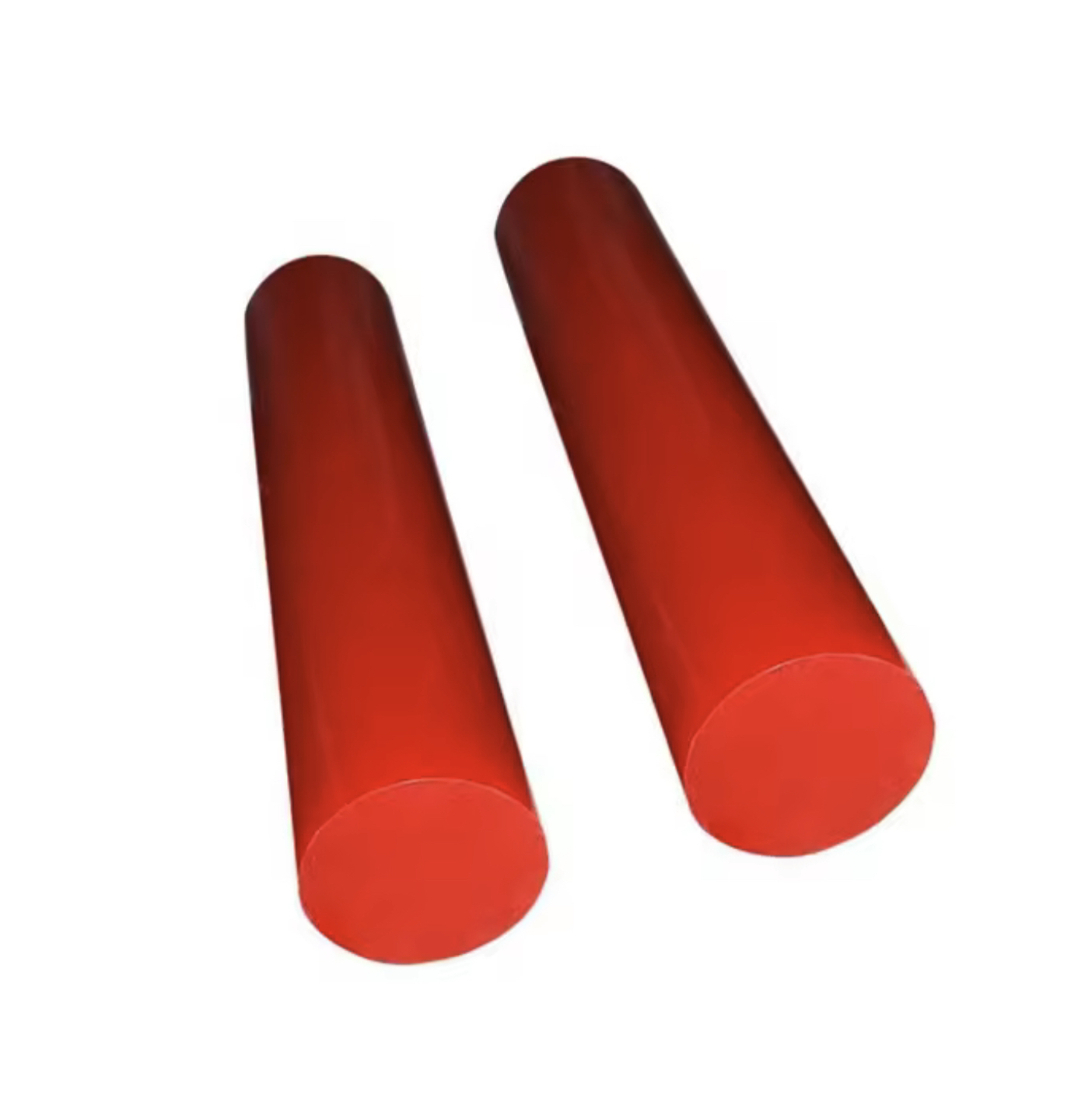 Полиуретан стержень Ф 60 мм   (L~400 мм, ~1,4 кг, красный) #1