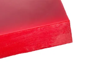 Полиуретан листовой 50 мм (500х500 мм, ~15,6 кг, красный) 