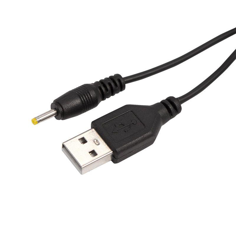 Шнур USB-А (male) - DC (male) 0.7х2.5мм (шнур-адаптер) 1м Rexant 18-1155 #1