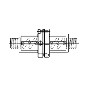 Шарико-винтовая передача с наружной циркуляцией R25-6B1-PFDW-20-0.05 0.008(C3)