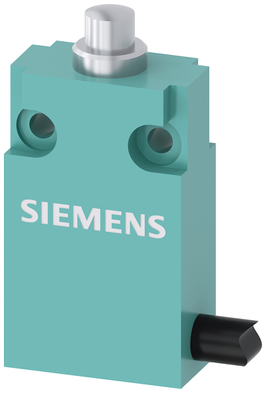 Выключатель позиционный компактный с соед. кабелем 2М быстродействующие контакты (SNAP-ACTION) 1НО+1НЗ (закругленный плунжер) специальная конструкция Siemens 3SE54130CC201EA5 #1