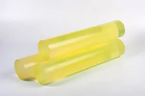 Полиуретан стержень Ф 45 мм ШОР А83  (500 мм, 1.0 кг, жёлтый) 