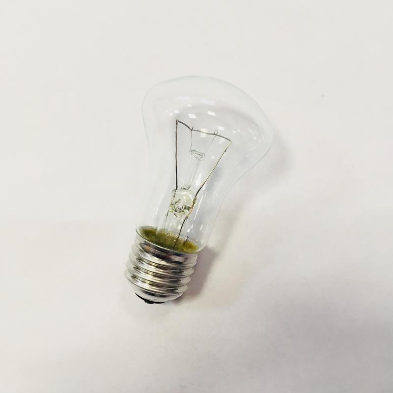 Лампа накаливания Б 230-25Вт E27 230В (100) КЭЛЗ8101101 #1