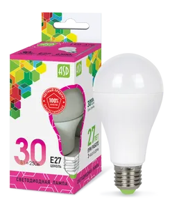 Лампа светодиодная LED-A70-std 30Вт 230В Е27 6500К 2700Лм ASD #1