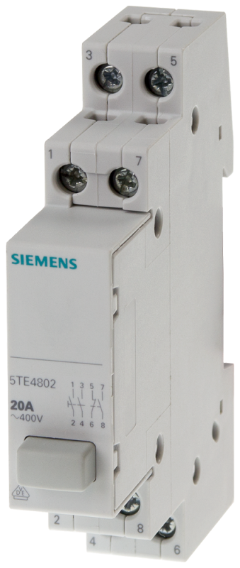 Кнопка 3 НО+1 НЗ без функции залипания сер. Siemens 5TE4802 #1