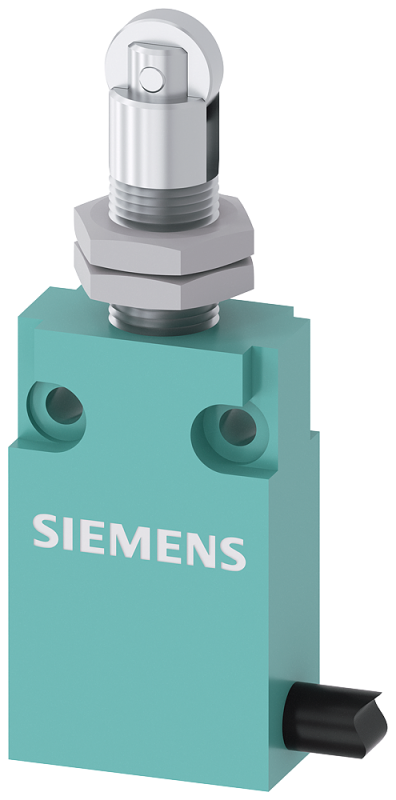 Выключатель позиционный компактный 30мм ширина с соед. кабелем 2М быстродействующие контакты (SNAP-ACTION) 1НО+1НЗ (закругленный плунжер) центральная фиксация специальная конструкция Siemens 3SE54130CD211EA2 #1