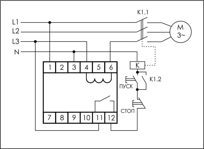 Реле тока PR-617-01 (диапазон 0.5-5А; с задержкой отключения; монтаж на DIN-рейке 35мм 230В 16А 1Z IP20) F&F EA05.001.002 #1