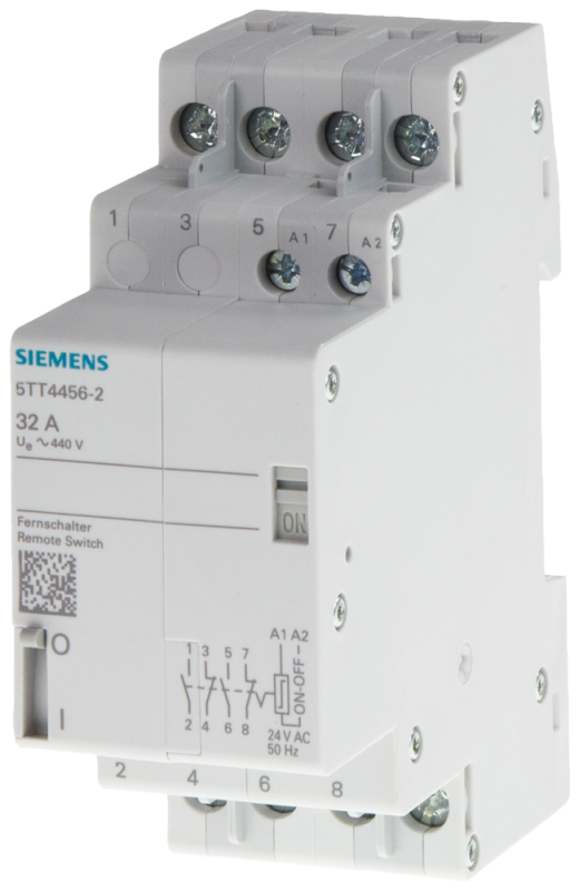 Выключатель дистанционный 4НО 25А 24/24В AC Siemens 5TT44242 #1