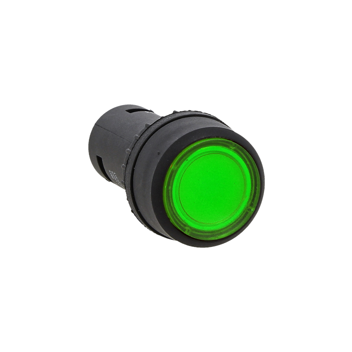 Кнопка SW2C-10D с подсветкой зел. NO EKF sw2c-md-g #1