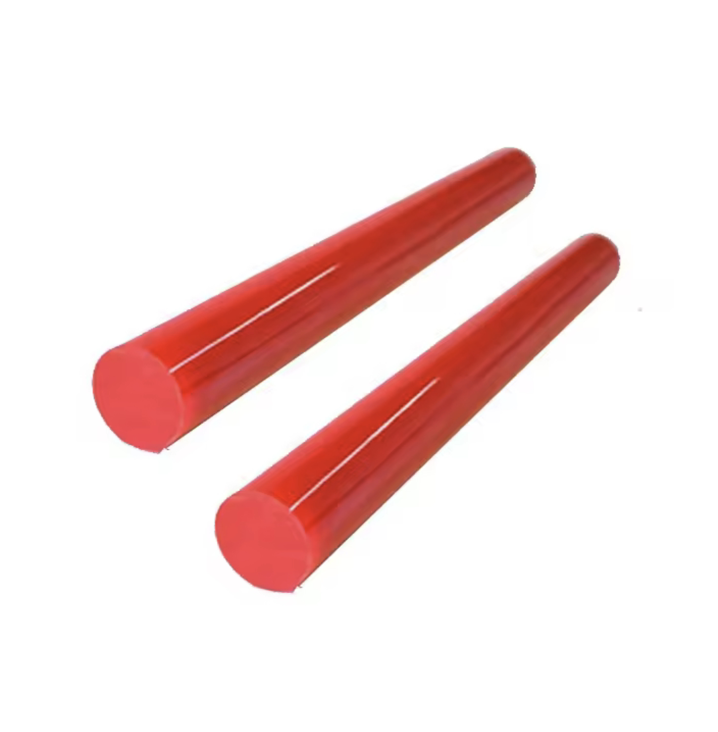 Полиуретан стержень Ф 35 мм   (L~400 мм, ~0,5 кг, красный) #2