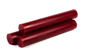 Полиуретан стержень Ф 60 мм   (L~400 мм, ~1,4 кг, красный) Россия 