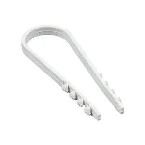 Дюбель-хомут d19-25мм для круглого кабеля бел. (уп.50шт) PROxima EKF plc-ncs50-19x25w #1