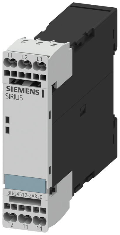 Реле контроля выпадения фазы ичередования фаз 3X 160 до 690В AC 50 до 60Гц 1 перекидной контакт пружинное присоединение Siemens 3UG45122AR20 #1