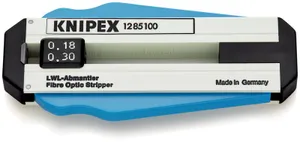 Мини-стриппер для удаления первичной оболочки оптоволоконного кабеля L-100мм Knipex KN-1285100SB