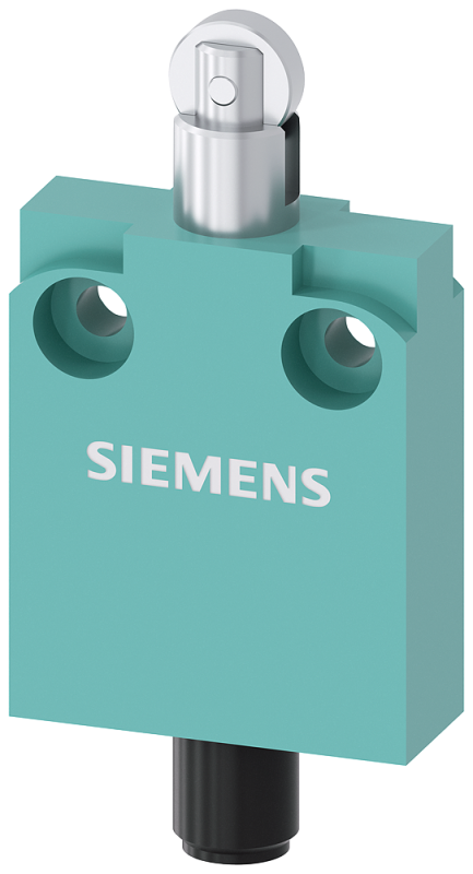 Выключатель позиционный компактный 40мм ширина с М12 коннектор быстродействующие контакты (SNAP-ACTION) 1НО+1НЗ роликовый плунжер специальная конструкция Siemens 3SE54230CD201EB1 #1