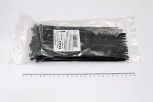 Кабельная стяжка чёрная 5х200 мм пластиковая (100 шт) 