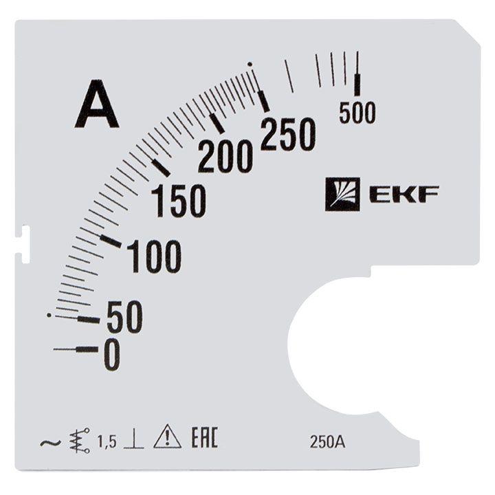 Шкала сменная для A961 250/5А-1.5 PROxima EKF s-a961-250 #1