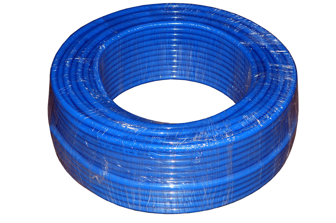 Пневмотрубка полиуретановая PU95 11х14 мм (8 атм, голубая)     #1