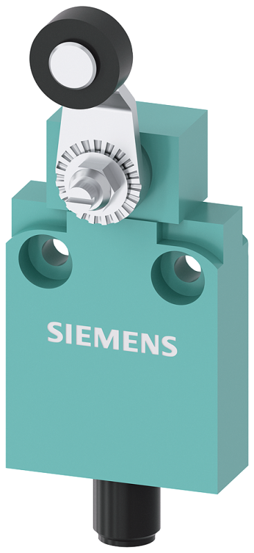 Выключатель позиционный компактный 40мм ширина с М12 коннектор быстродействующие контакты (SNAP-ACTION) 1НО+1НЗ двусторнонний привод (поворотный рычаг) специальная конструкция Siemens 3SE54230CN201EB1 #1