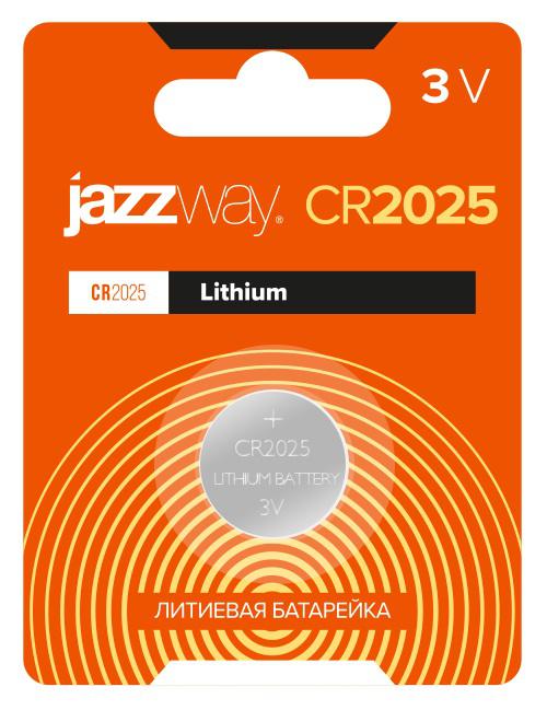 Элемент питания литиевый CR2025 3В BL-1 (блист.1шт) JazzWay 2852861 #1
