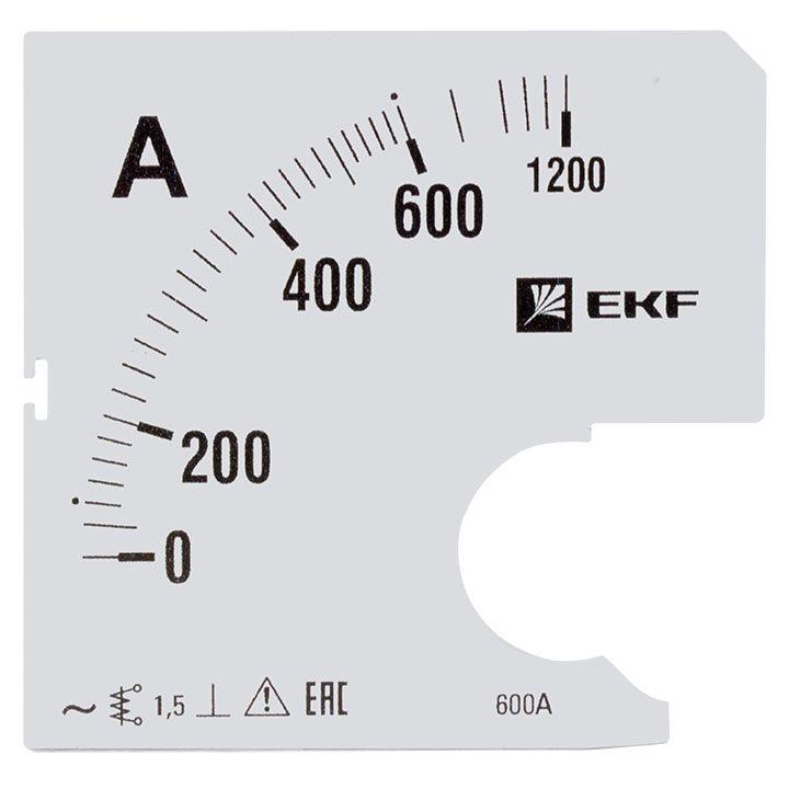 Шкала сменная для A961 600/5А-1.5 PROxima EKF s-a961-600 #1