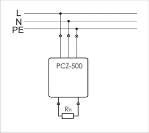 Реле времени PCZ-500 1 канал-100 пар включ./выключ.; суточн./недел. циклы работы; функция реле напряжения; тип корпуса вилка-розетка F&F EA02.002.012