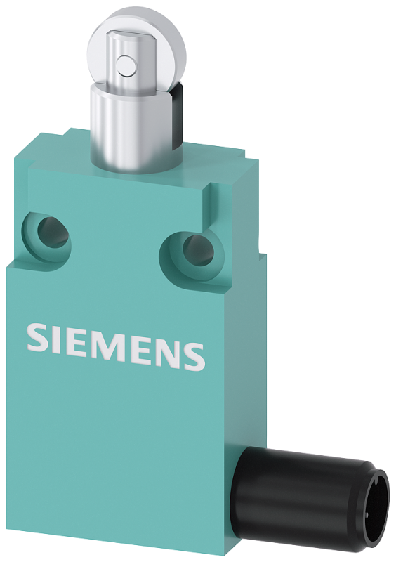 Выключатель позиционный компактный 30мм ширина с М12 коннектор быстродействующие контакты (SNAP-ACTION) 1НО+1НЗ роликовый плунжер специальная конструкция Siemens 3SE54130CD201EB1 #1