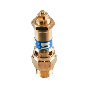 Клапан предохранительный прямой латунный Ду15 р Рн0.5-16 для газообразных сред OR 1810.015
