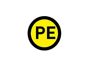 Наклейка "PE" (d20мм.) EKF PROxima #1