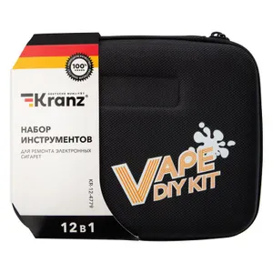 Набор инструментов для ремонта электронных сигарет 12 предметов Kranz KR-12-4779