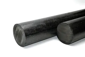 Полиацеталь черный стержень ПОМ-С Ф 35 мм (L=1000 мм, ~1,5 кг) 
