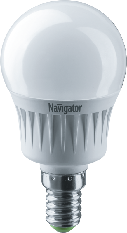 Лампа светодиодная 94 466 NLL-G45-7-230-2.7K-E14 7Вт шар 2700К тепл. бел. E14 500лм 176-264В Navigator 94466 #1